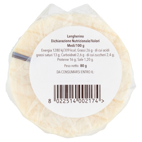 Caseificio dell'Alta Langa Langherino 80 g